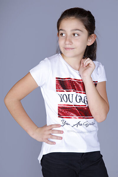 Toontoy Kids Kız Çocuk Tişört