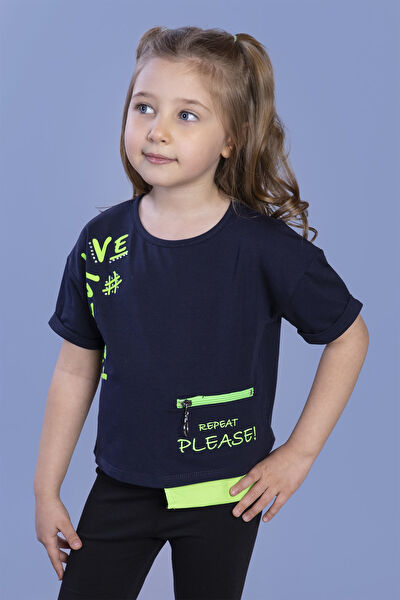 Toontoy Kids Kız Çocuk Tişört