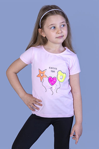 Toontoy Kids Kız Çocuk Tişört