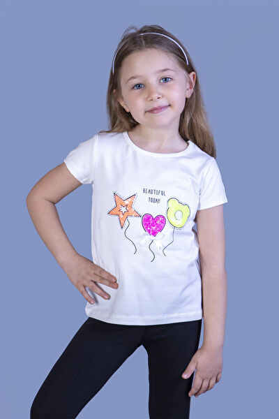 Toontoy Kids Kız Çocuk Tişört