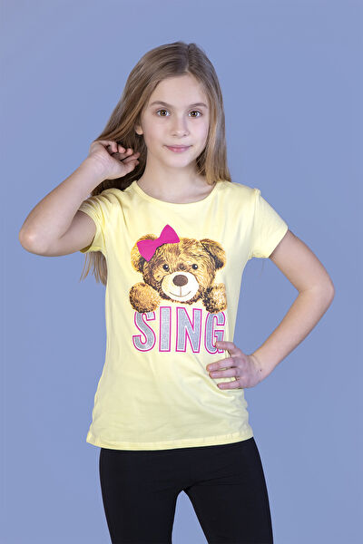 Toontoy Kids Kız Çocuk Tişört