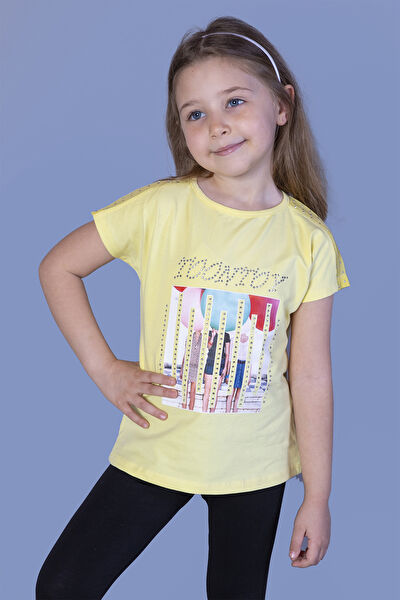 Toontoy Kids Kız Çocuk Tişört