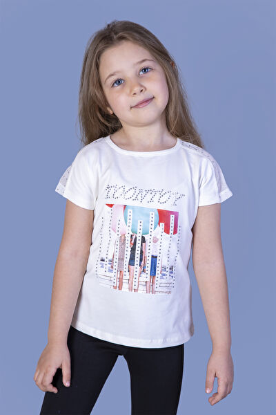 Toontoy Kids Kız Çocuk Tişört