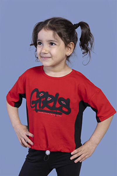 Toontoy Kids Kız Çocuk Tişört