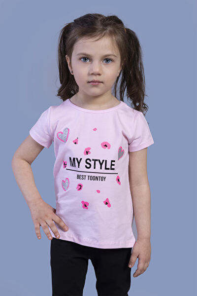 Toontoy Kids Kız Çocuk Tişört