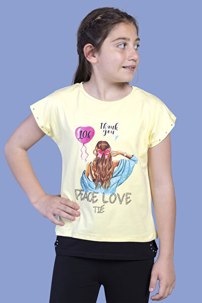 Toontoy Kids Kız Çocuk Tişört