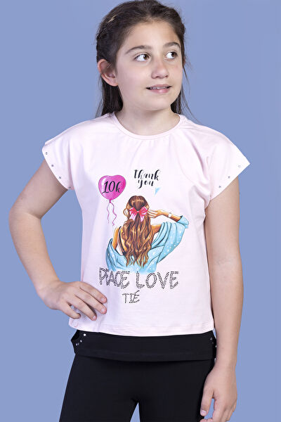 Toontoy Kids Kız Çocuk Tişört