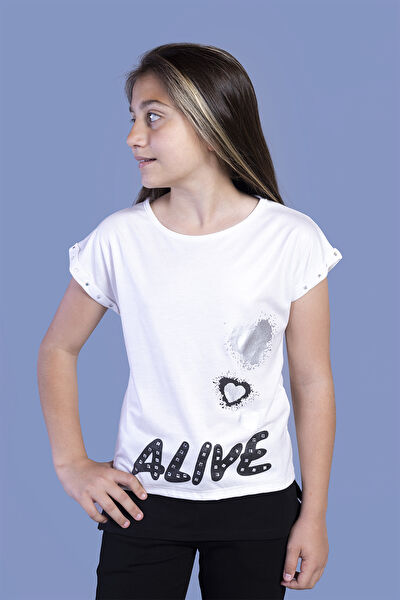 Toontoy Kids Kız Çocuk Tişört