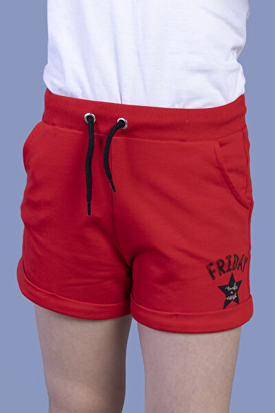 Toontoy Kids Kız Çocuk Şort, Bermuda, Kapri