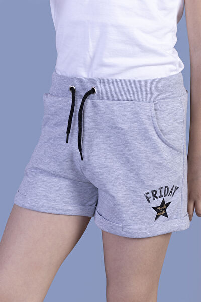 Toontoy Kids Kız Çocuk Şort, Bermuda, Kapri