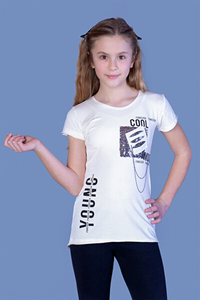 Toontoy Kids Kız Çocuk Tişört