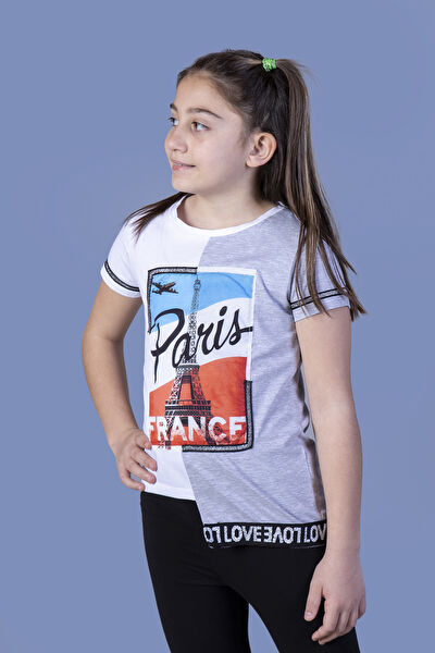 Toontoy Kids Kız Çocuk Tişört