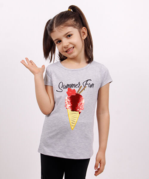 Toontoy Kids Kız Çocuk Tişört