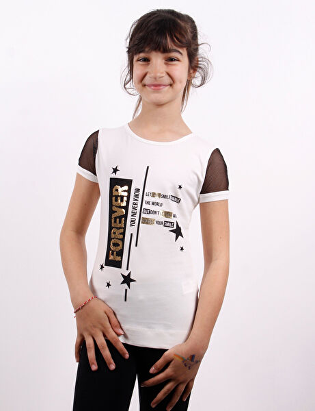 Toontoy Kids Kız Çocuk Tişört