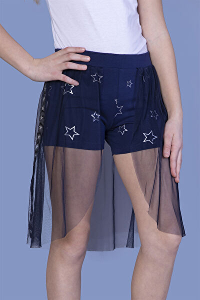 Toontoy Kids Kız Çocuk Şort, Bermuda, Kapri