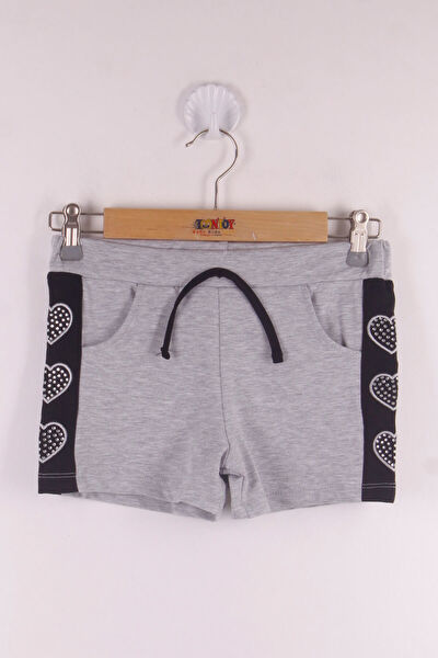 Toontoy Kids Kız Çocuk Şort, Bermuda, Kapri