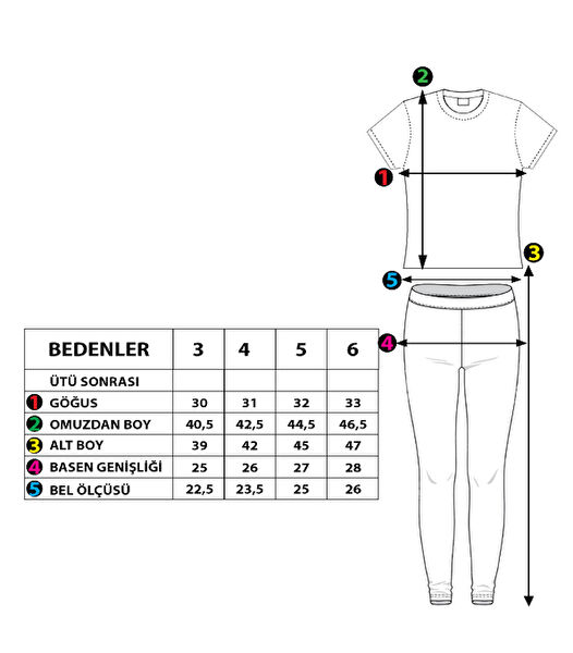 Toontoy Kids Kız Çocuk Takım