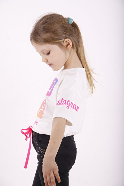 Toontoy Kids Kız Çocuk Tişört