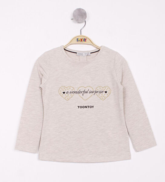 Toontoy Kids Kız Çocuk Tişört