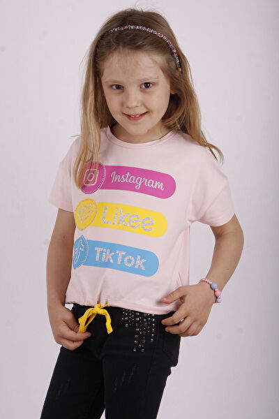 Toontoy Kids Kız Çocuk Tişört