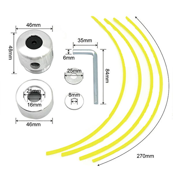 Greentech Çim Biçme Makinesi Aksesuar, Yedek Parça