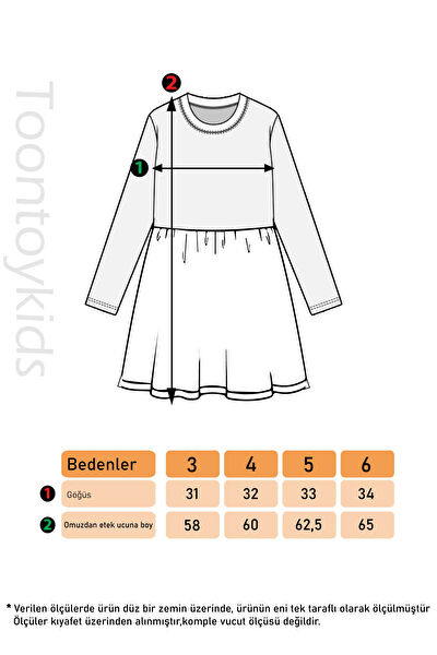 Toontoy Kids Kız Çocuk Elbise