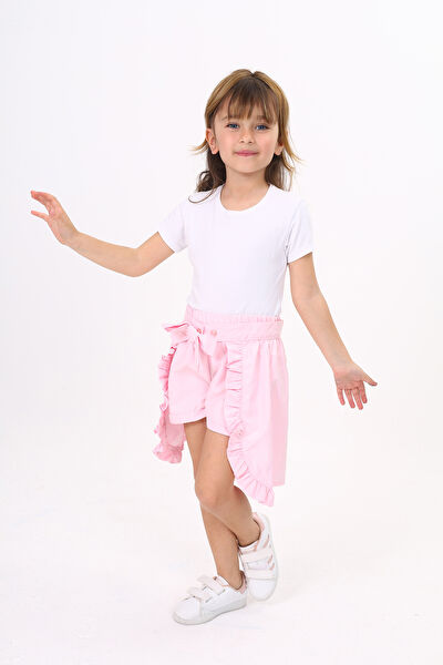 Toontoy Kids Kız Çocuk Şort, Bermuda, Kapri