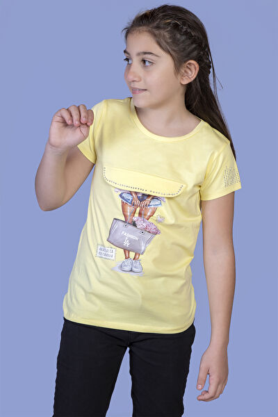 Toontoy Kids Kız Çocuk Tişört