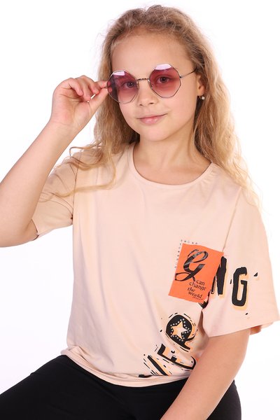Toontoy Kids Kız Çocuk Tişört