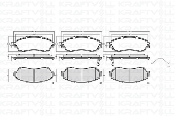 Kraftvoll Fren Balataları