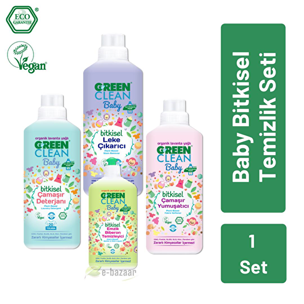 U Green Clean Bebek Deterjanları ve Yumuşatıcılar