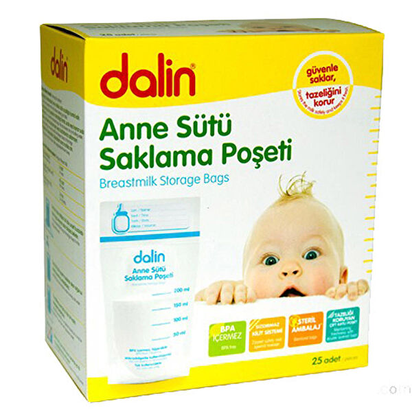 Dalin Süt Saklama Poşeti, Kabı