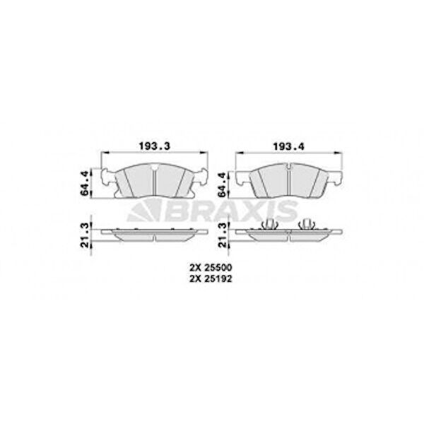 BRAXIS Fren Balataları