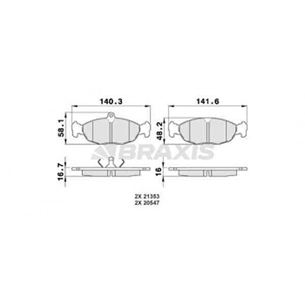 BRAXIS Fren Balataları