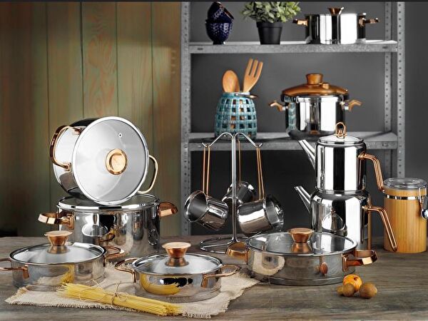 AR YILDIZ Tencere, Tava Seti