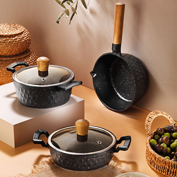 AR YILDIZ Tencere, Tava Seti