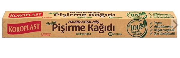 Koroplast Pişirme Kağıdı, Torbası