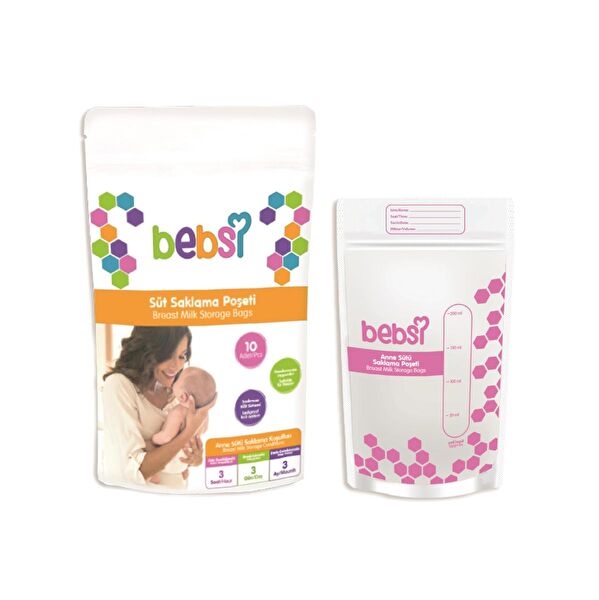 Bebsi Süt Saklama Poşeti, Kabı