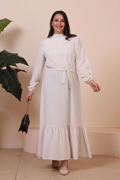 FERACE Büyük Beden Günlük Elbise