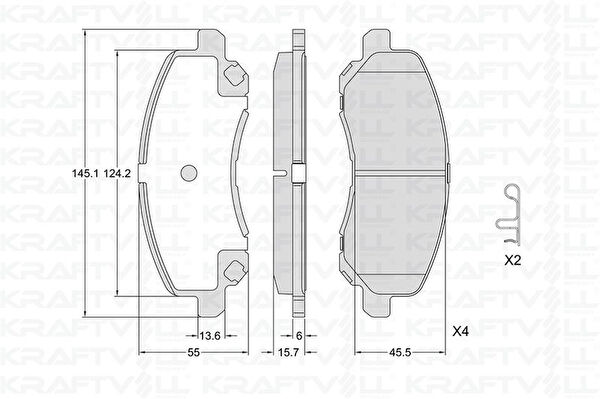 Kraftvoll Fren Balataları