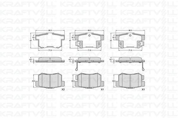 Kraftvoll Fren Balataları