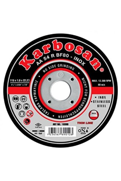 Karbosan Kesici Disk
