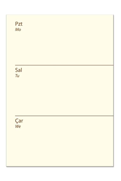 Etika Defter, Ajanda