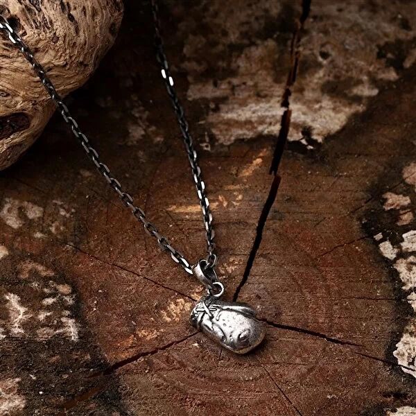 İpek Silver Kolye, Zincir, Künye