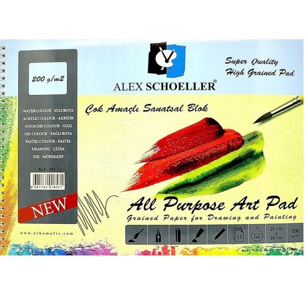 Alex Schoeller Resim Defteri, Kağıtları