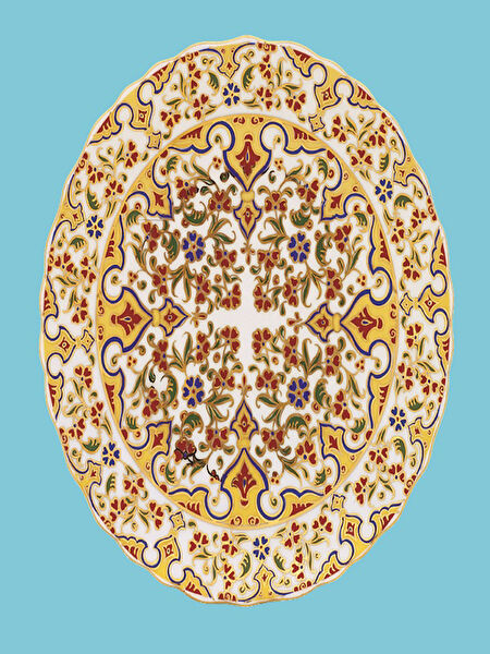 Güral Porselen Dekoratif Tabak ve Kase