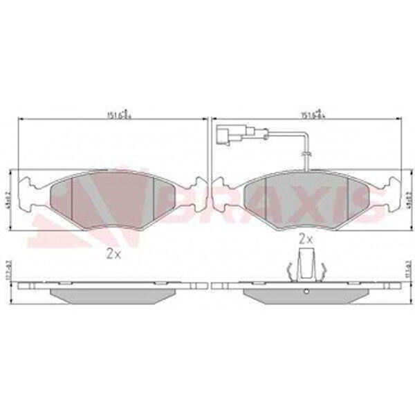 BRAXIS Fren Balataları