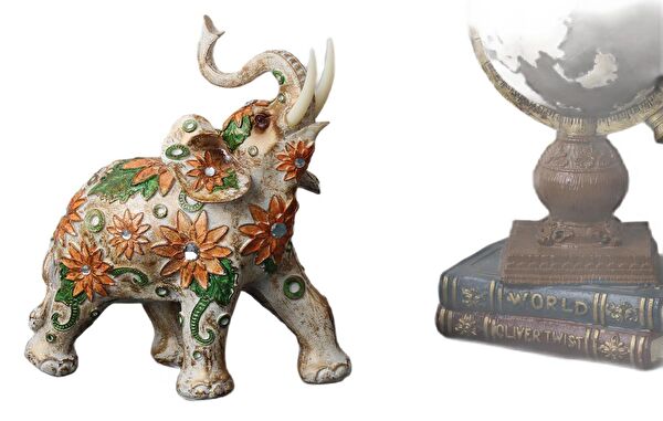 e-life shop Dekoratif Obje, Biblo, Figür