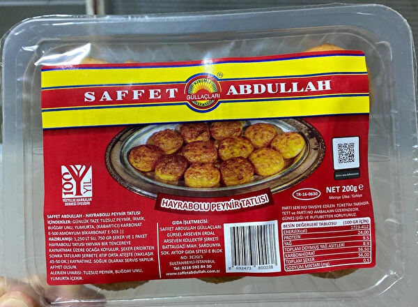 Saffet Abdullah Baklavalar, Hazır Tatlılar