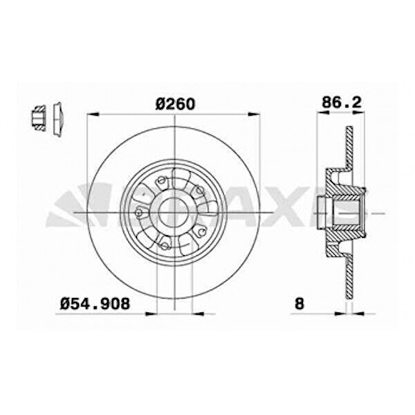 BRAXIS Disk Aynaları